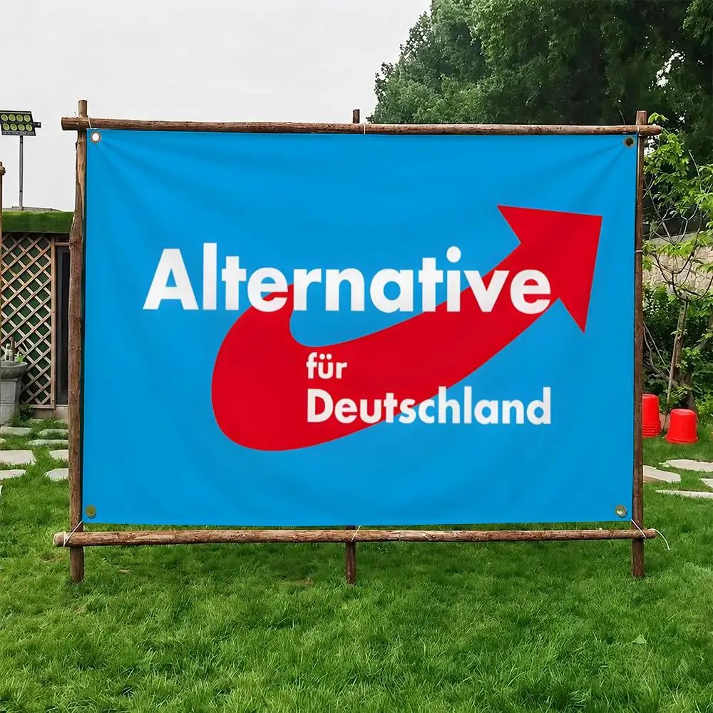 AfD Political Wall Hanging Flags Soft Durable Tapestry Skin-friendly For Outdoor Party Home Living Room Bar Bedroom Decoration