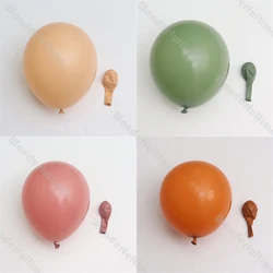 Matte Blush Balões para Decorações, Selva Verde, Laranja Queimado Balão, Guirlanda, Boho DIY Arch Kit, Casamento, Primeiro Aniversário, 5 polegadas, 10 polegadas, 12 polegadas, 18in