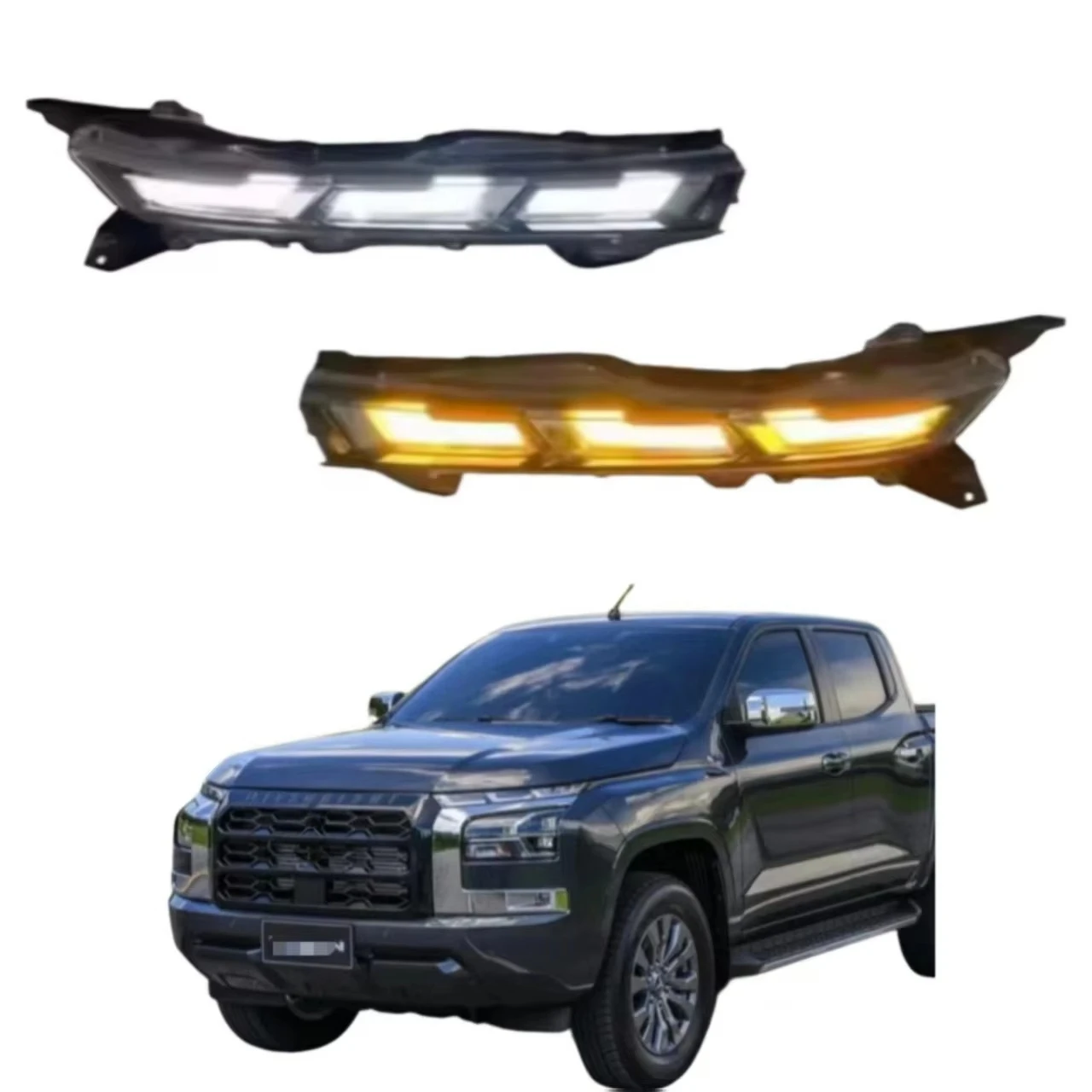 

For Mitsubishi Triton L200 Conversion of High Profile LED Running Lights to Daytime Running Lights (DRL) Low End Upgrade