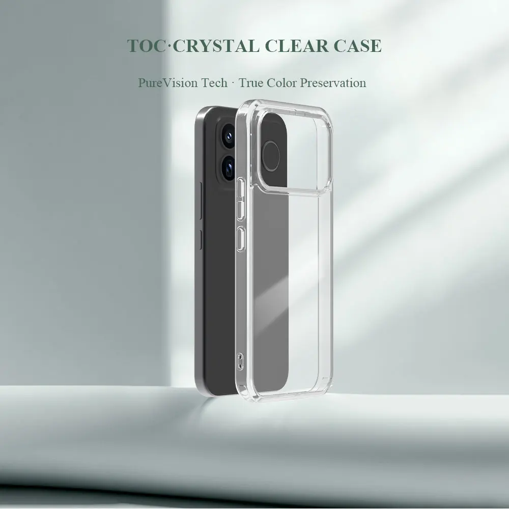 Lereach Für Poco X8 Pro Max F8 Ultra F8 Pro X7 Pro Transparente Kristall-Handyhülle TPU+Acryl Stoßfeste Schutzhülle – Detail 1