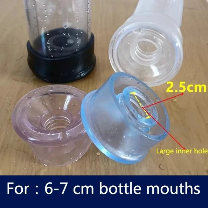 Thickened Silicone Sealing Ring Rubber Gasket Vacuum Pump Fitness Equipment Spare Washer For 6-7cm Bottle Mouth