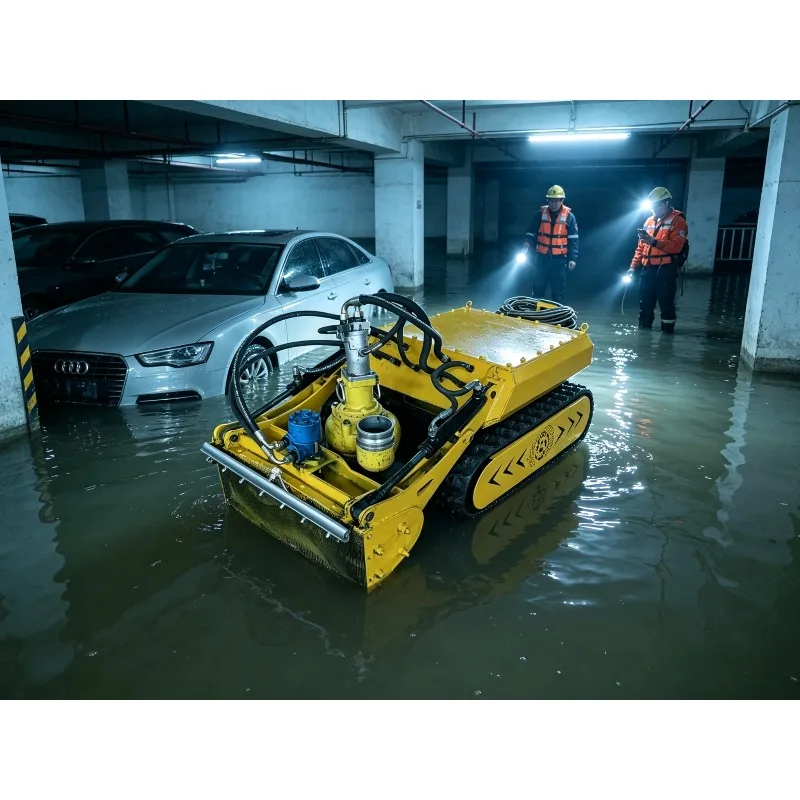 pipe cleaning robot Crawler Dredging Robot Sand Dredge Machine Suction Dredger Jet Suction Dredger for River Dredging