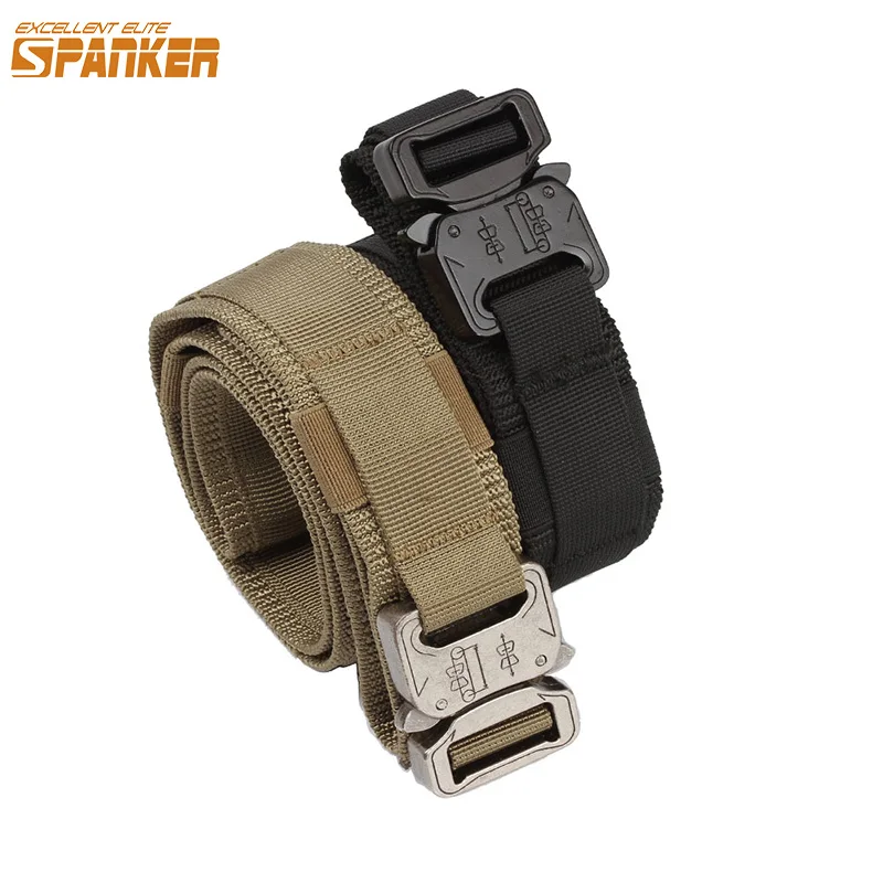 Men\'s Belt Outdoor Hunting Tactical MultiFunction Combat Survival High Quality Canvas For Nylon Belts