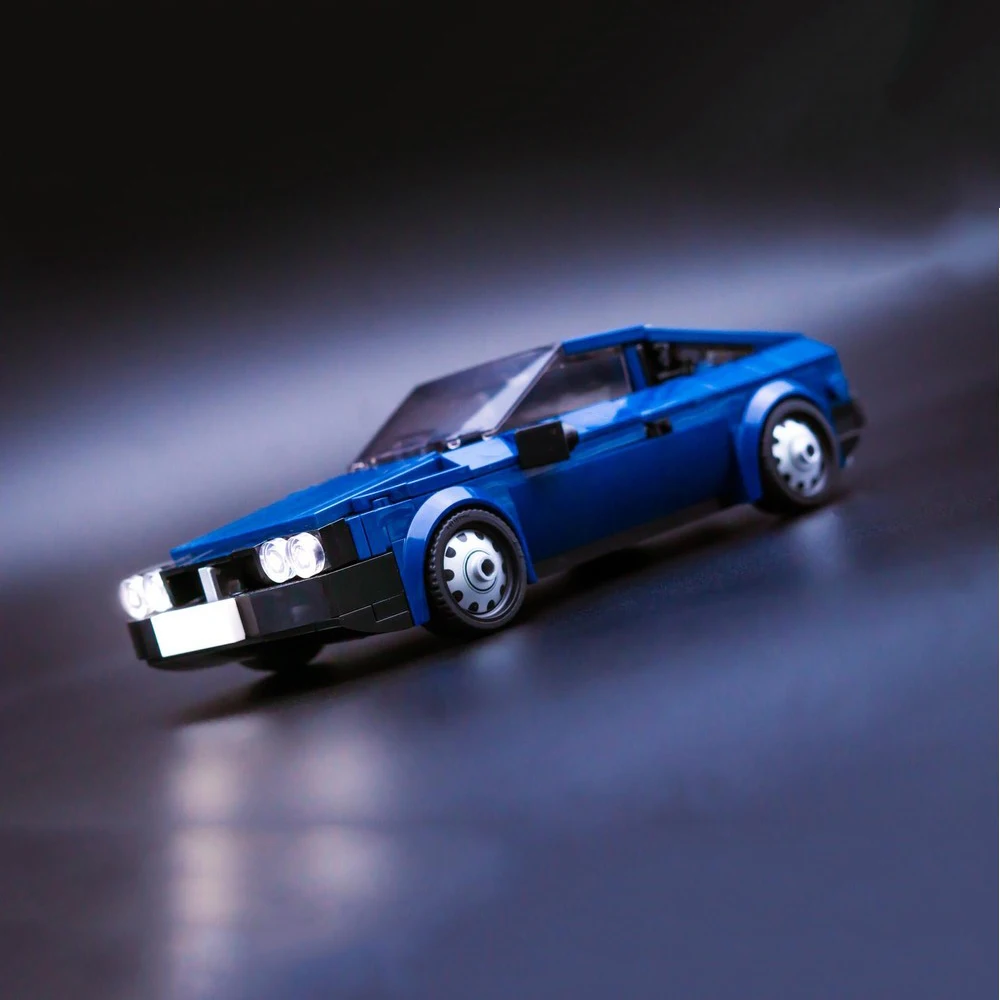 PolaDeer 354-teiliges MOC Lancia Montecarlo (One for the Road) Baustein-Set, Lernspielzeug, Bausteine, Geburtstagsgeschenk für Kinder – Detail 3