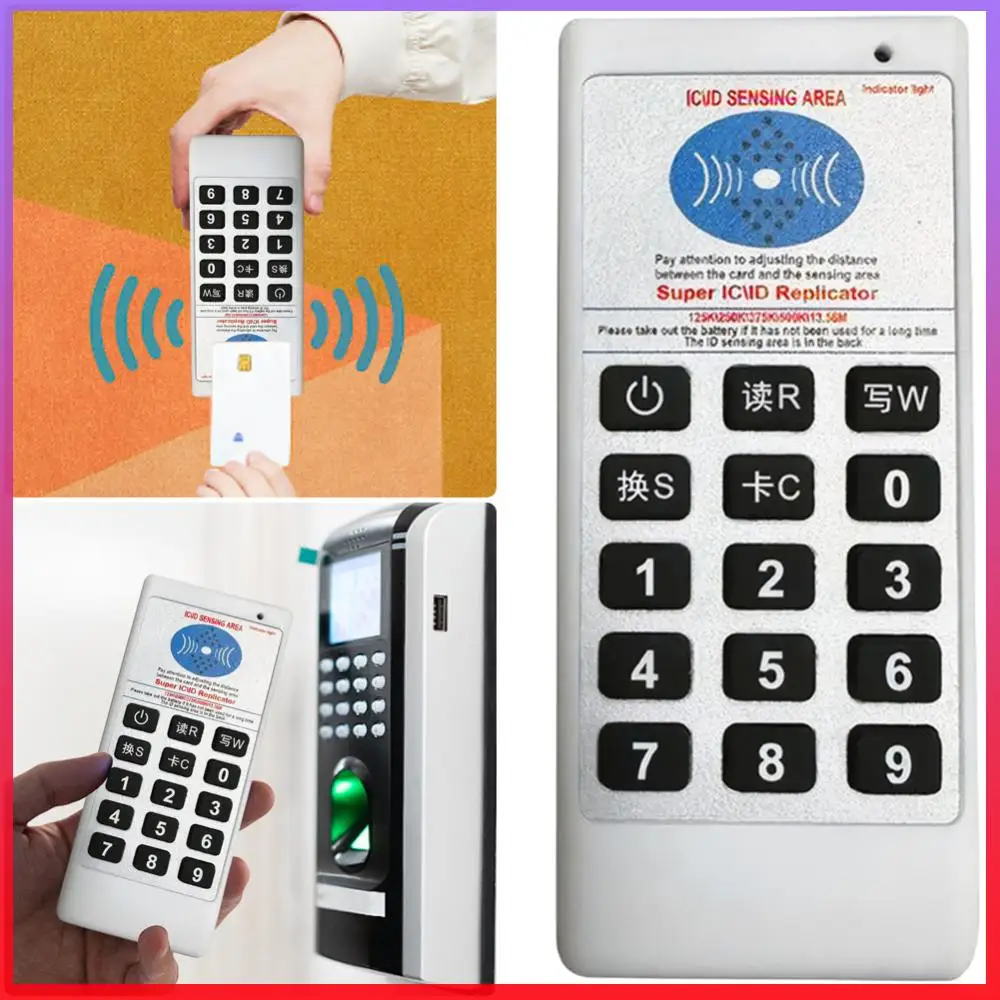 

Считыватель и программатор RFID/NFC карт 125 кГц-13,56 МГц, портативный считыватель смарт-карт RFID, дубликатор/копир RFID, программатор IC/ID карт