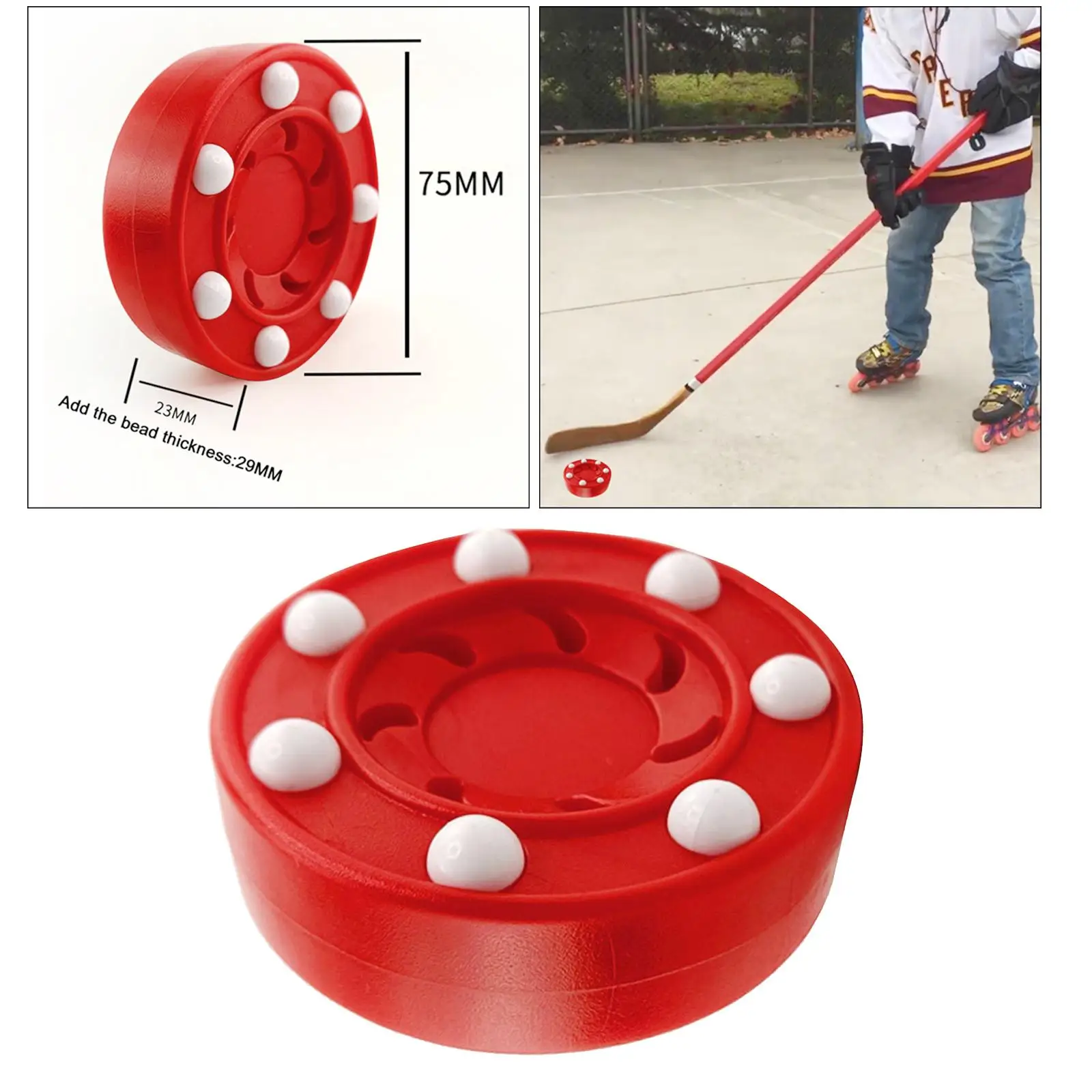 

Премиальные заменяемые шайбы для уличного хоккея, шайбы для роллер-хоккея для улучшения точности бросков.