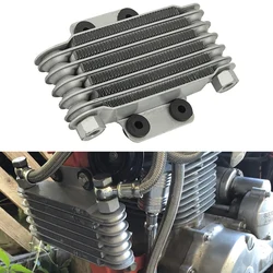 High Quality Universal  Motorcycle oil cooler 190 mm 6 row silver SO-05