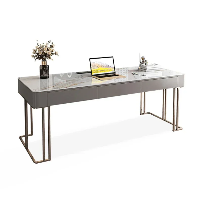 #Minimalist Small-sized Household Office Desk Desktop Corner Light Luxury Board Office Desk Reception Ufficio Trendy Furniture