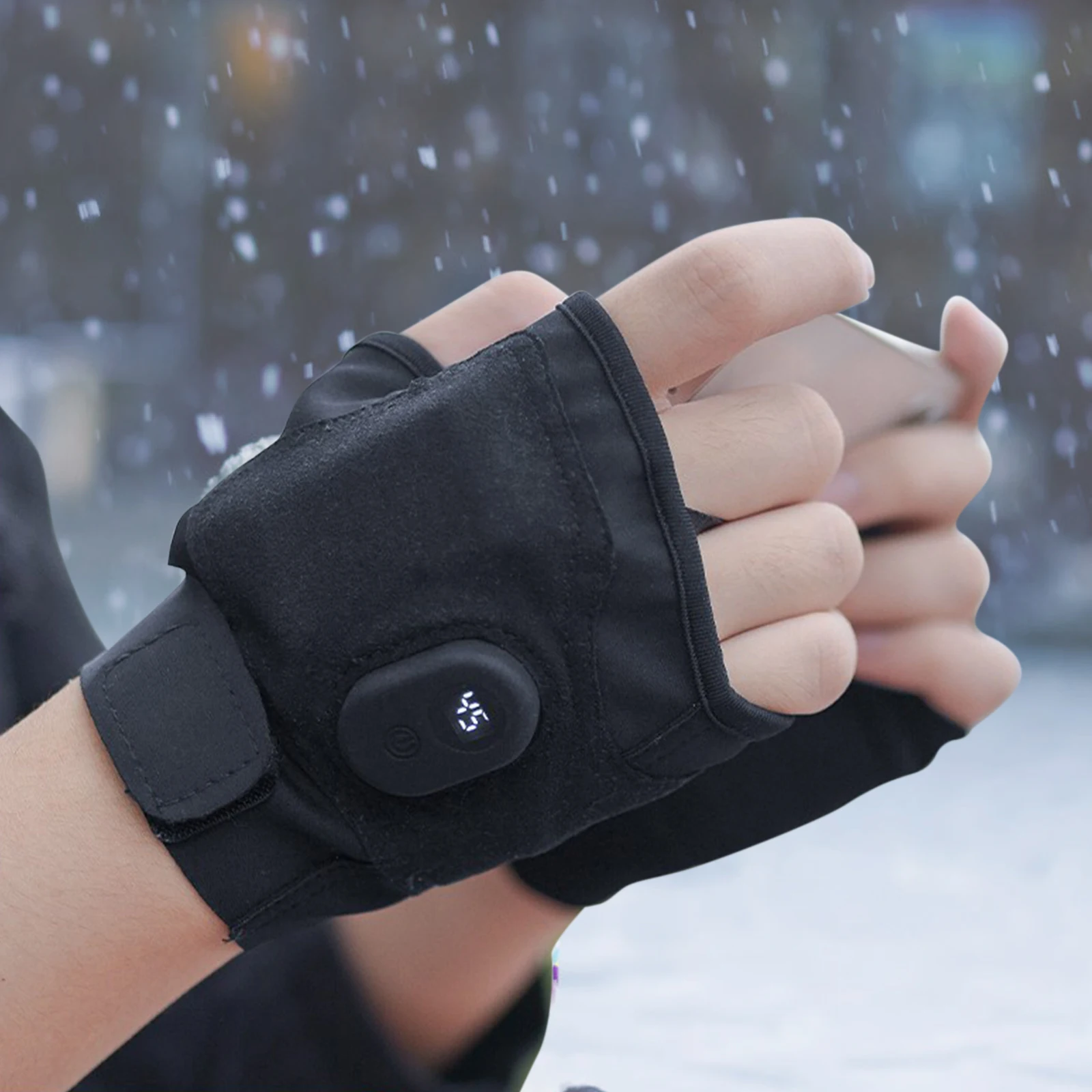 Electric Heated Gloves Hand Warmer Glove With Screen Touching Function Reliable USB Charging Electric Bike Motorcycle Gloves