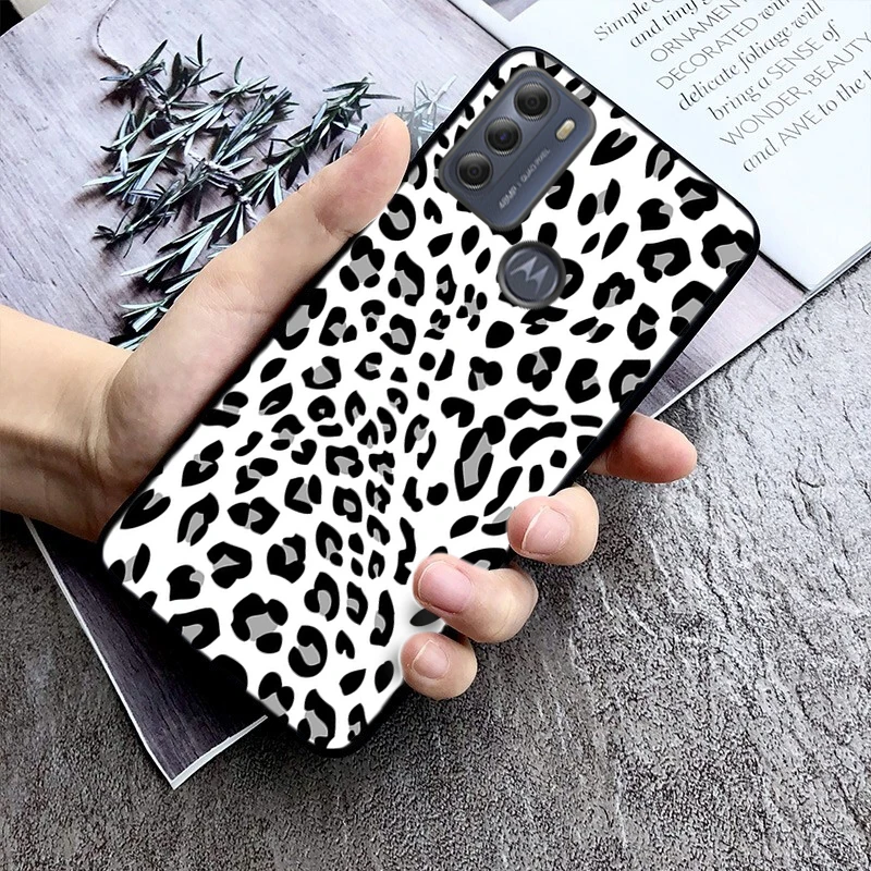 Leopard Phone Case For Moto Edge 50 40 Pro Edge 40 30 Ultra Neo Fusion G Power G Stylus G Play E32 E20 E40 