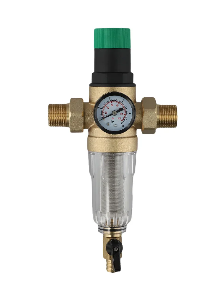 Color As Shown Backwash Filter Adjustable Pressure Valve Horizontal Installation Integral Filter Stainless Steel Filters