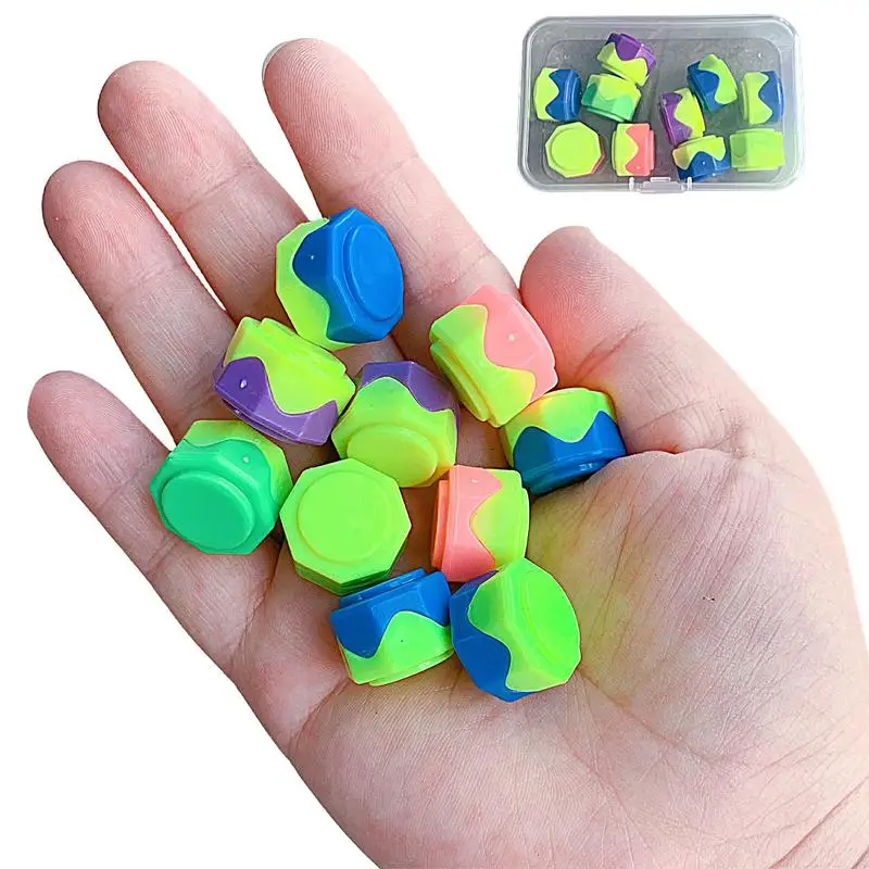 

NEW 10pcs Dice Gonggi Jack Stone Pebbles Set Gonggi Korean Game Traditional Play Game Hand Eye Coordination Training Board Game