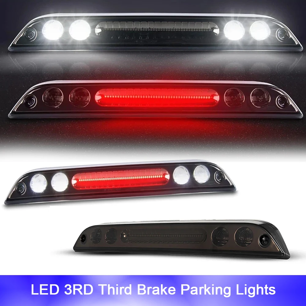 

White Red LED 3rd Third Brake Cargo Lights Reverse Stop Parking Lamps Canbus For Ford F150 F250/F350 F450 Ranger Maverick