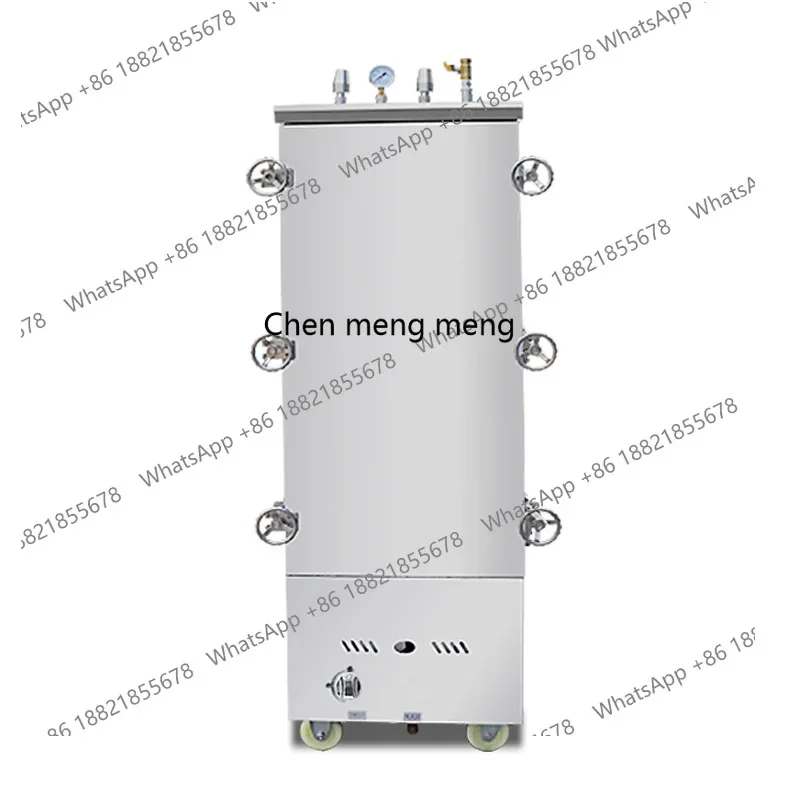 E132 Plateau rice cooker gas single door 12-layer pulse type spontaneous combustion fanless steamed bread steamer