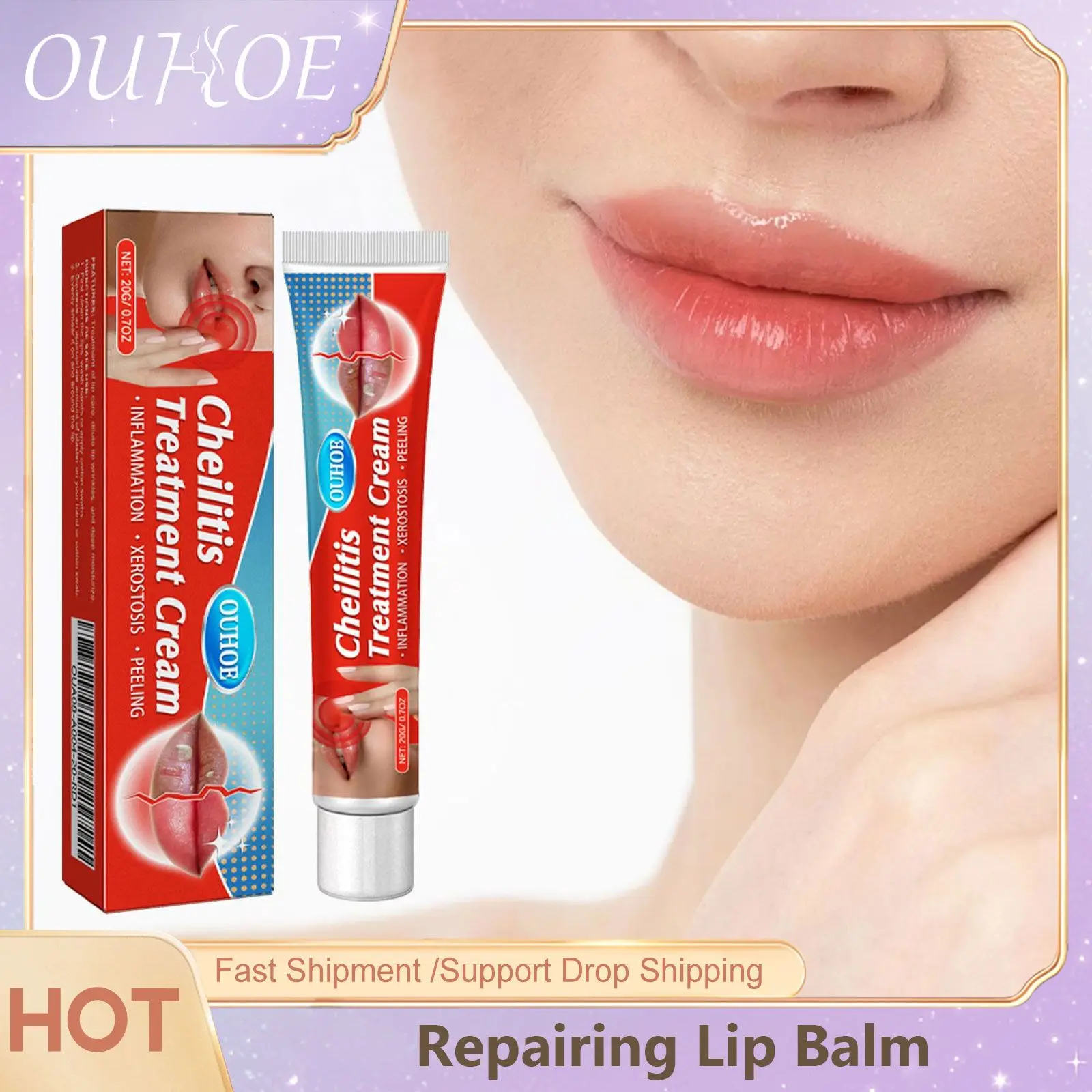 

Cheilitis Lip Cream Reduce Fine Line Remove Dark Skin Moisturizing Hydrating Repairing Plumping Lip Gloss Anti Cracking Lip Balm