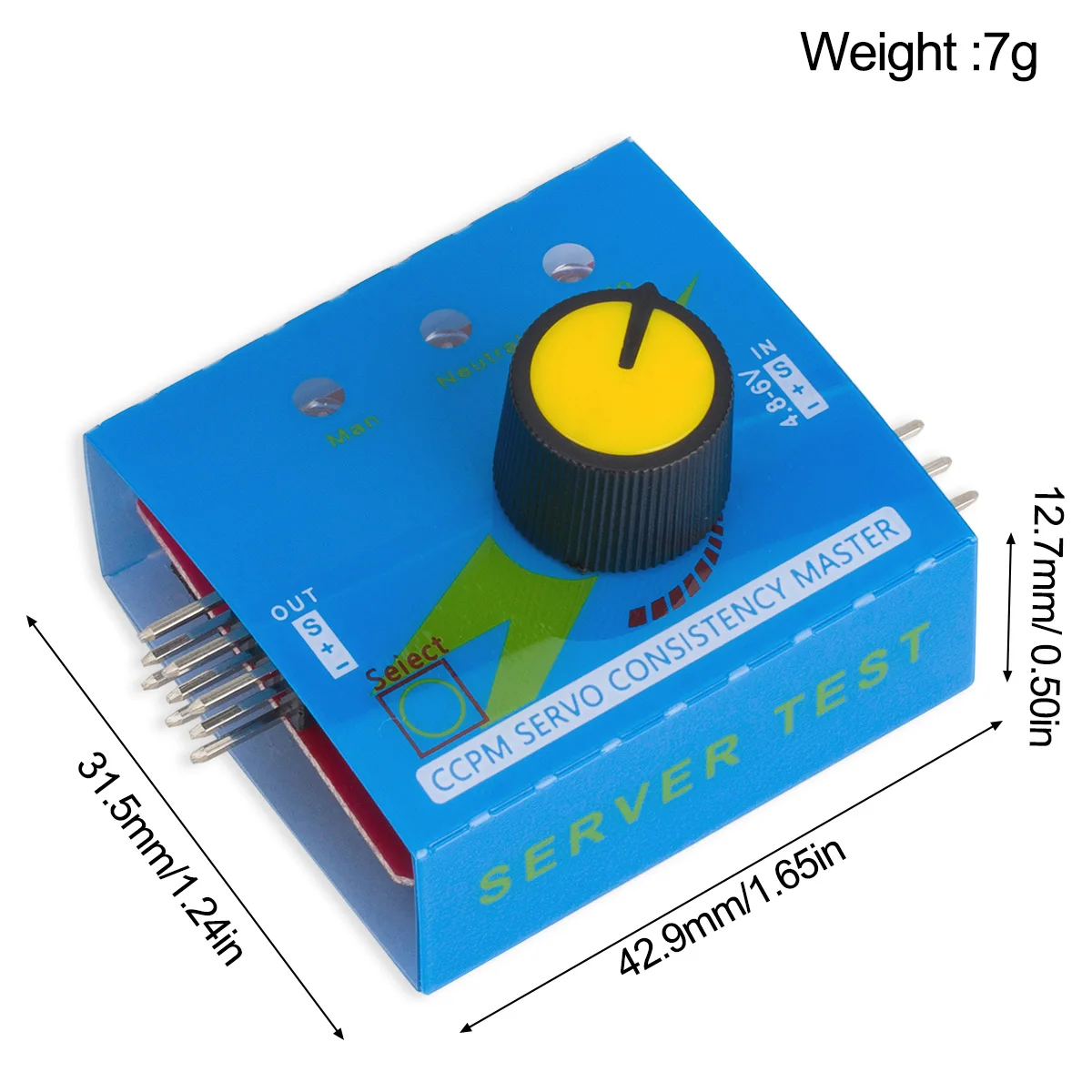 1-5pcs Servo Tester 3CH Multi ESC Consistency Speed Controller Power Channels CCPM Meter Servo Motor for RC Helicopter Car