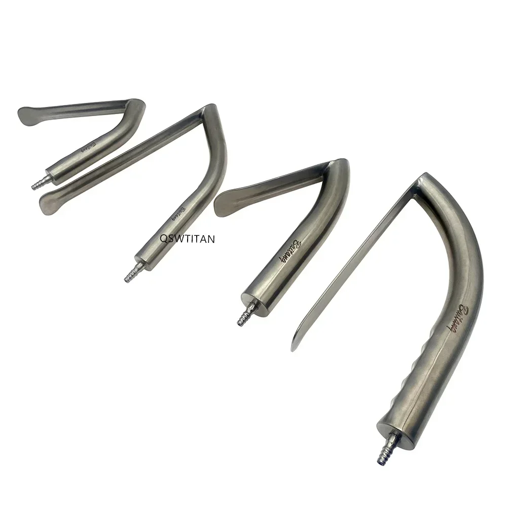 Thoracic Retractor Pull Hook Stainless steel Chest Hook Plastic Surgical Instruments 1pcs Thin /Thick Handle