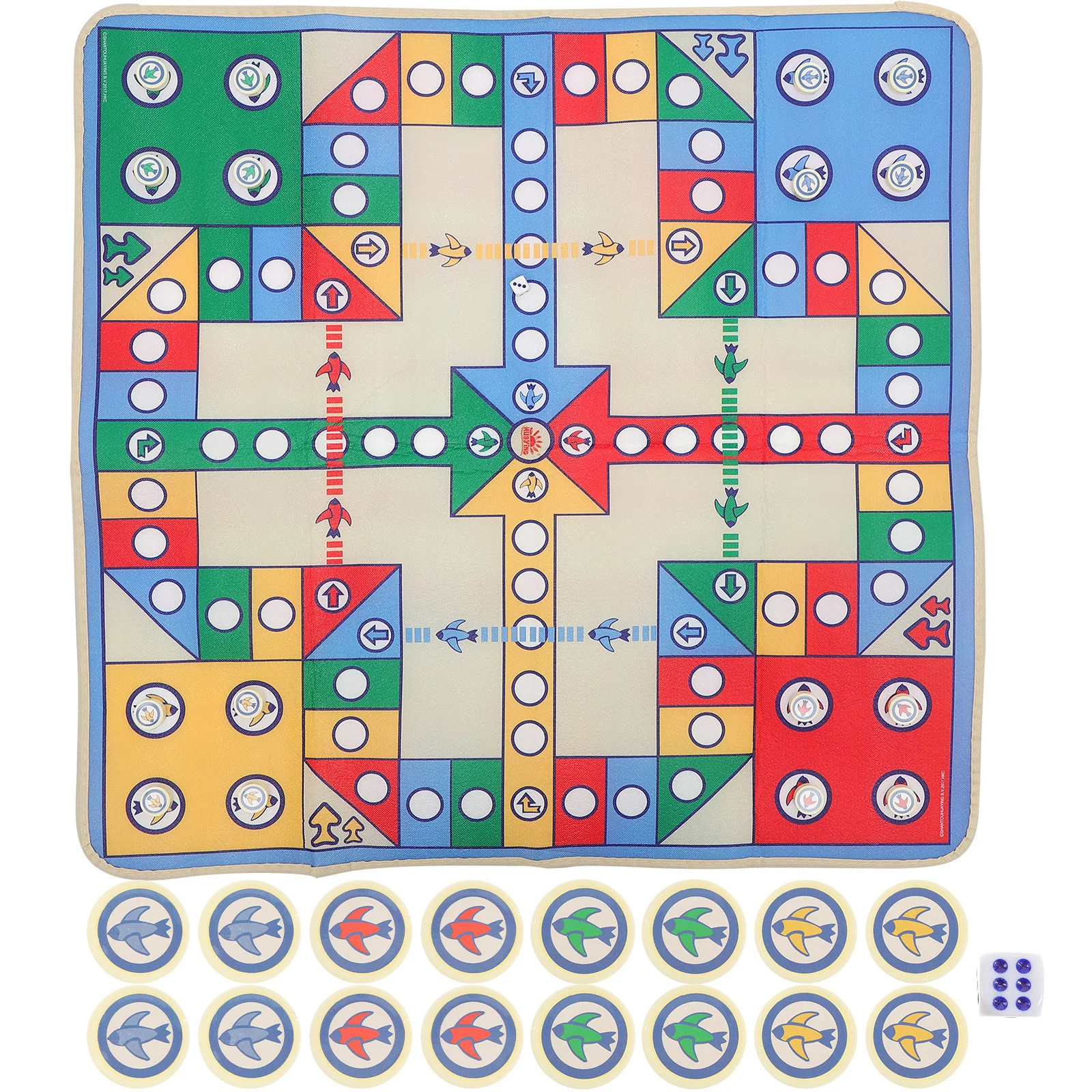 

Floor Mat for Babies Flying Chess Board Game Aeroplane Parent-child