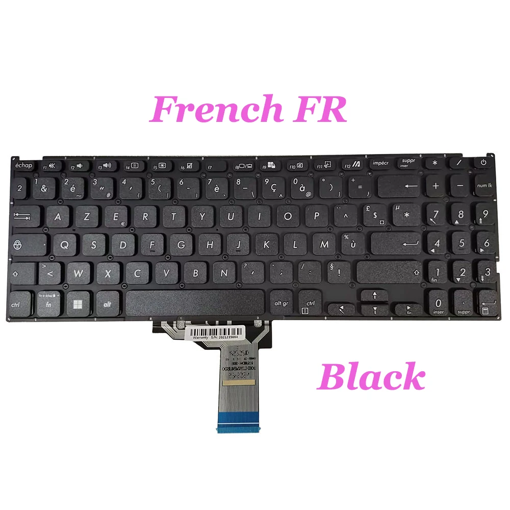 AR\FR\LA\SP\TW\UK\US Keyboard For ASUS X509 X509FB X509FA X509UA X509DA X509BA X509JA X509JB X509MA X509FJ X509FL X509UB X509JP