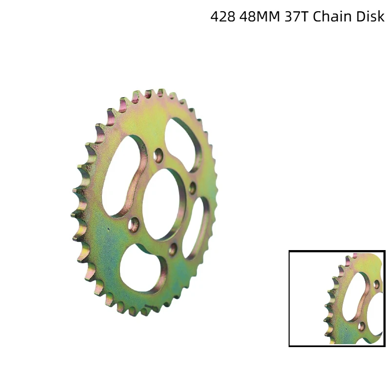 

428 Chains 37T 48MM Motorcycle Chain Sprockets Rear Back Sprocket Cog For 110cc 125cc 140cc Dirt Pit Bike