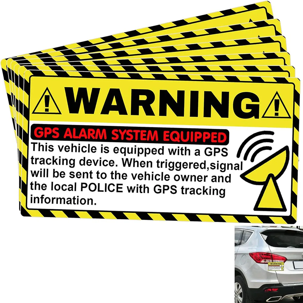 12Pcs GPS Tracking Sticker for Car Anti-Theft Car Vehicle Stickers 4