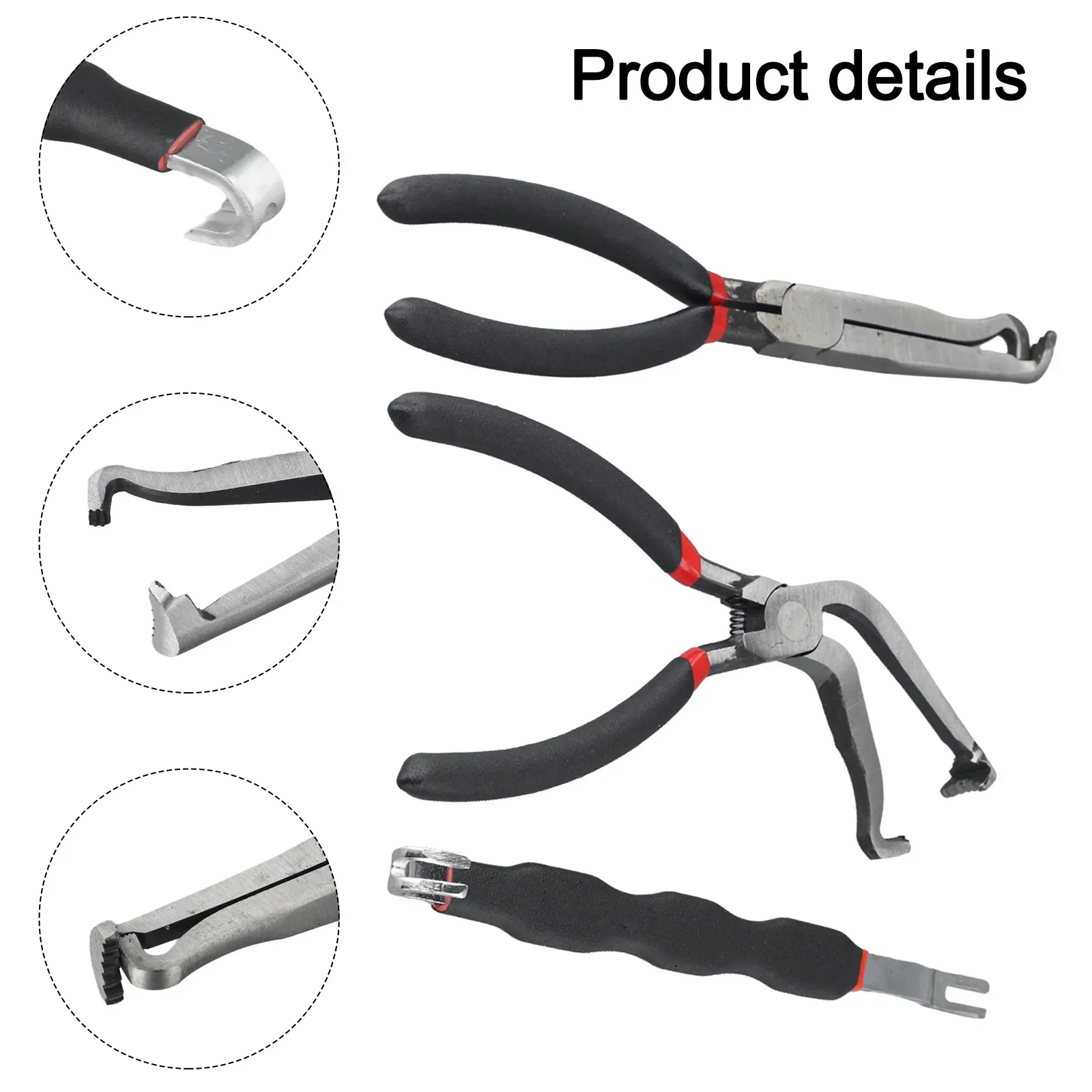 

Automotive Electrical Disconnect Pliers Set 3 Tools for Safe Removal of Locking Connectors from Sensors and Coils