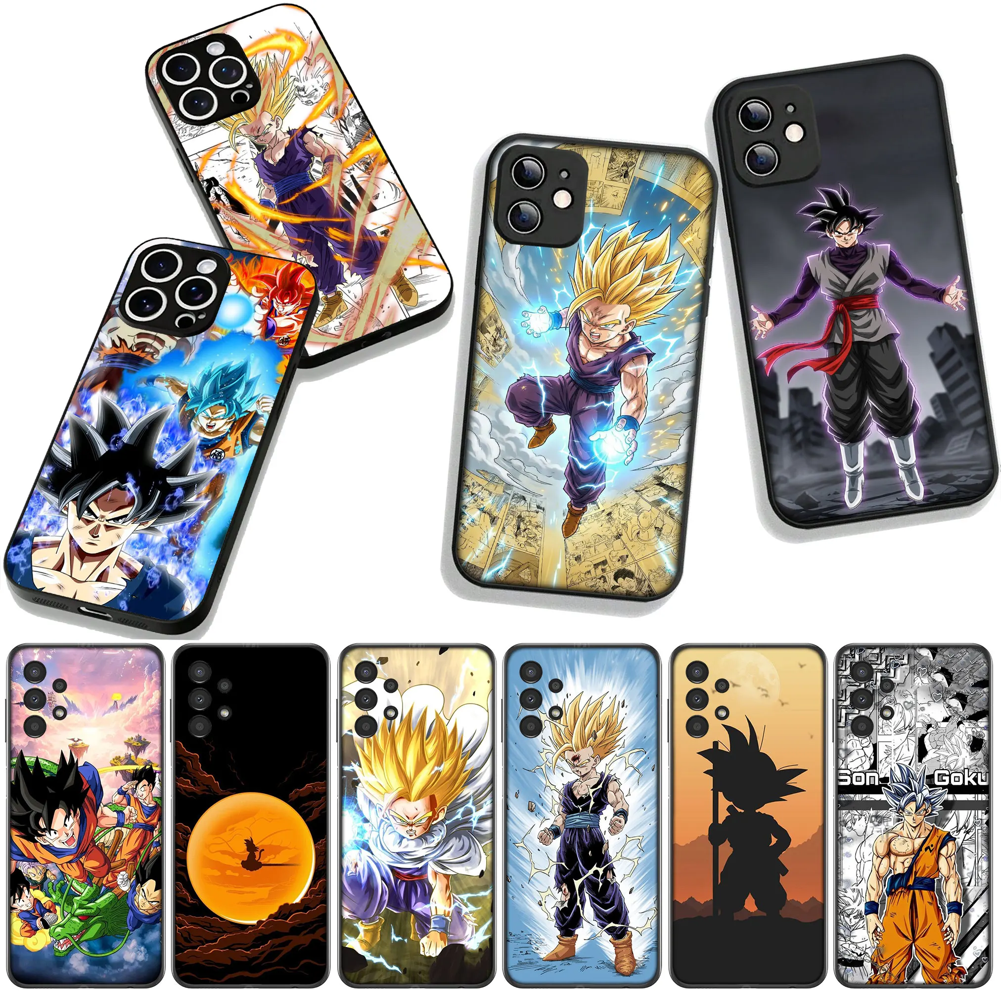 Чехол для телефона Dragon Gokus Son Gohan Ball для Samsung Galaxy S25 S24 S22 S23 FE Ultra Plus A56 A05 A06 A15 A16 A55 S7 Edge