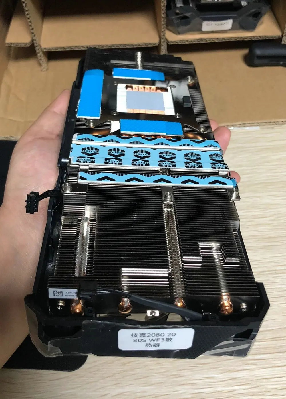 Новый радиатор-кулер для видеокарты Gigabyte RTX 2080 RTX 2080S WF3