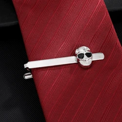 Personality Skul Death's Head Shaped Tie Clip Men Jewelry Accessories With Free Shipping
