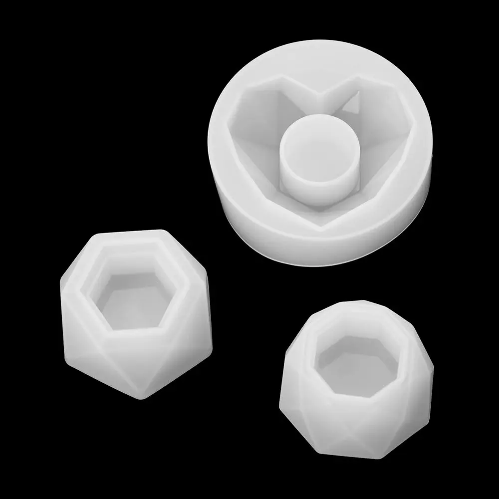 Ozdoby do domu sześciokątny kubek odlewanie rzemiosło żywiczne żywicy kryształowej foremka żywicy epoksydowej forma soczysta doniczka silikonowa