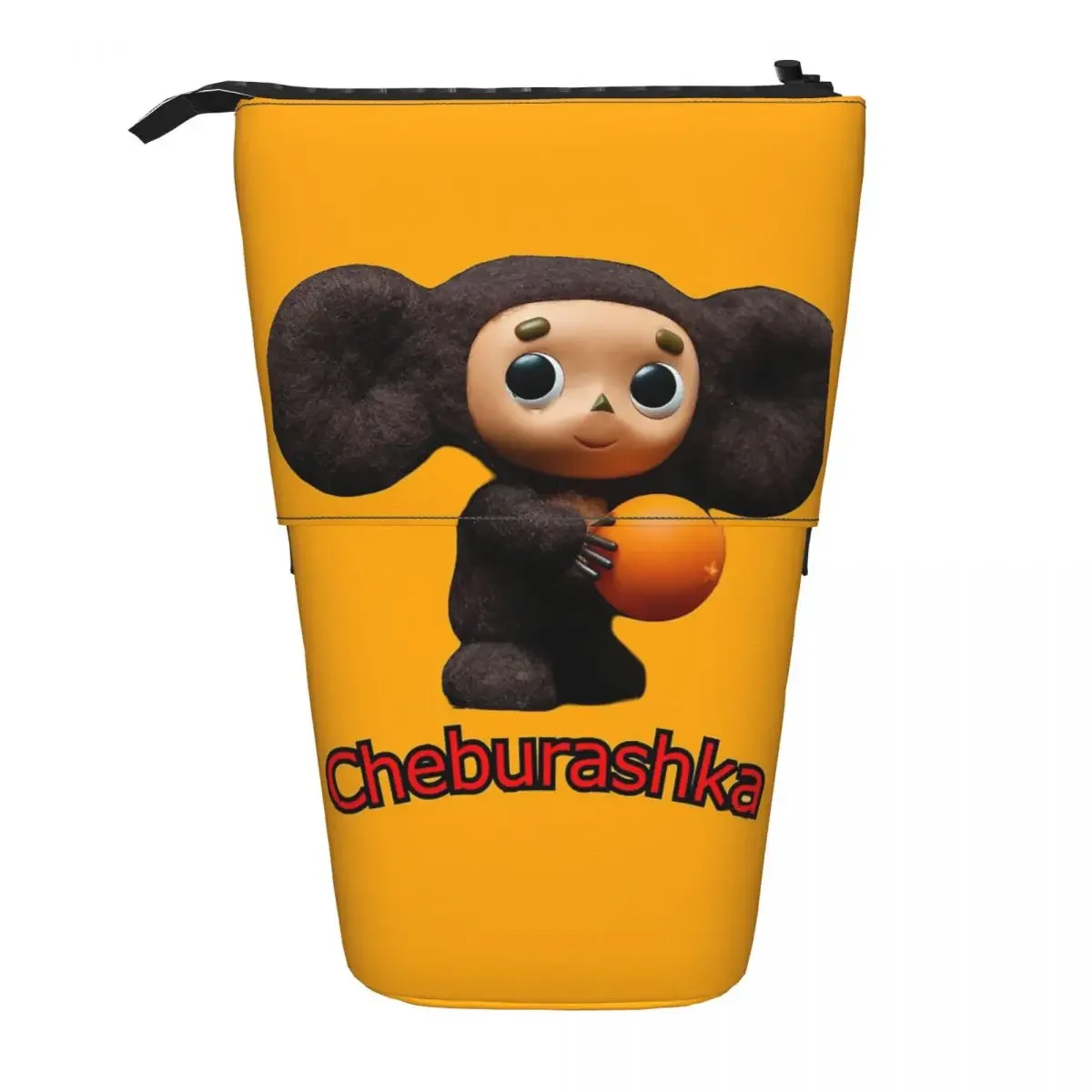 CheburashkaReversible Pencil Case for Students Gifts Pen Box Pencil Bag Stationery Supplies Pen Holder Bag