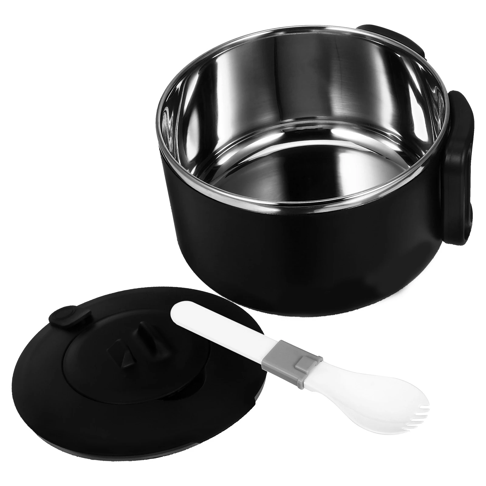 

Large Capacity Round Metal Rice Bowl For Noodles Bento Lunch Box Portable Food Container Leak Proof Serving Bowl For