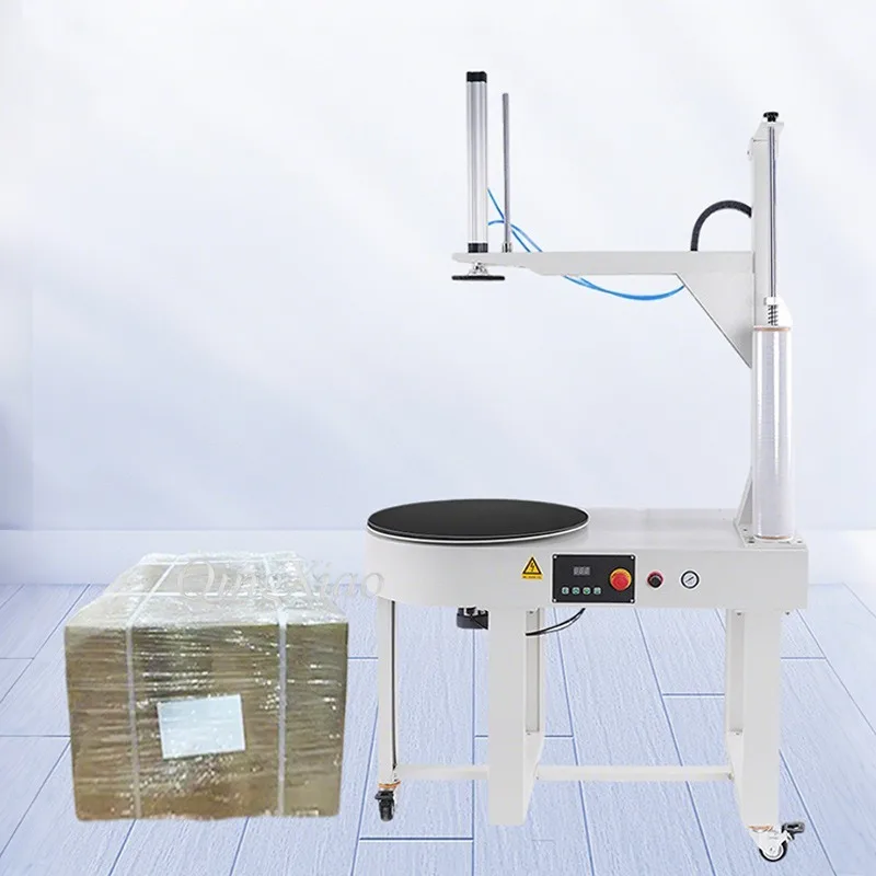 Semi Automatic Stretch Film Wrapper Pallet Wrapping Machine Ecommerce Logistics Packing Film Wrapping Machine