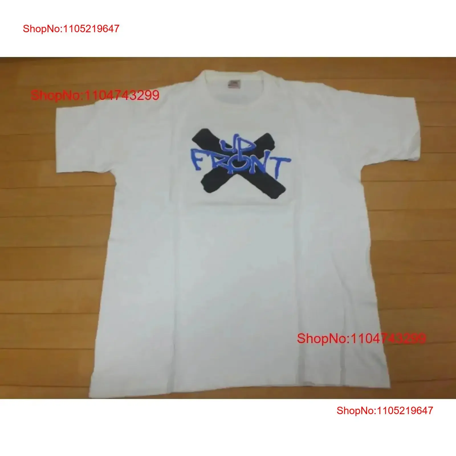 90S Upfront T Shirt Gorilla Biscuits Ignite Chain Of Strength Youth Today vintage Washed Breathable Stretched Versatile