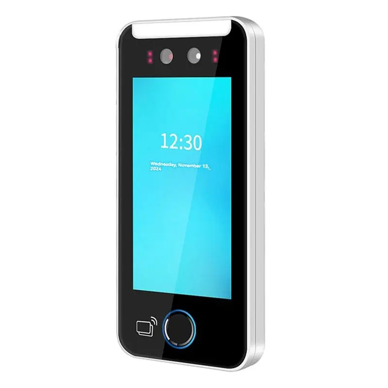 

A92Z Intelligent Biometric Fingerprint Time Attendance Machine 5000 Users 5In Touch Lcd 2MP Camera Time Attendance B