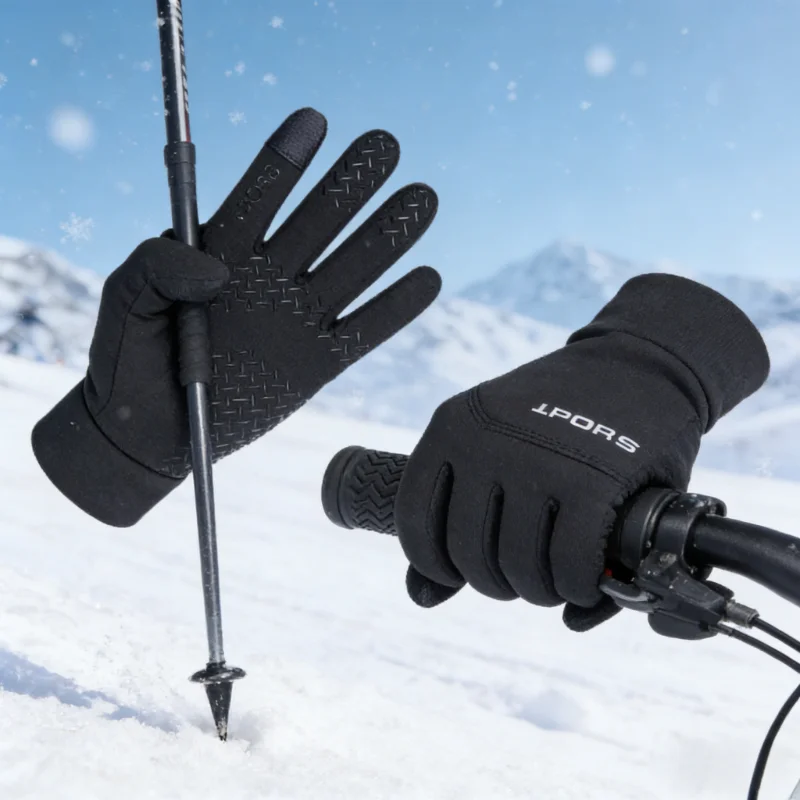 

Футбольные перчатки, водонепроницаемые, с термозахватом, для велоспорта, для велоспорта, для полевого велосипеда, для спорта, для спорта на открытом воздухе, guantes moto