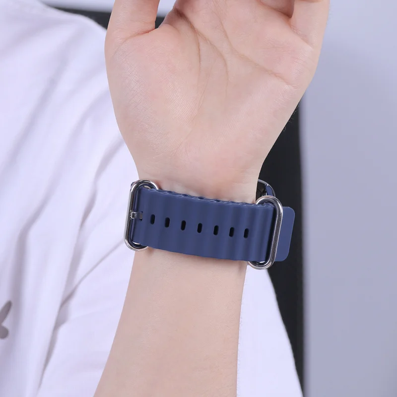 Apple Watch Ultra バンド 49mm 46mm 44mm 45mm 42mm 41mm 40mm 44mm 45mm オーシャンベルト iWatch シリーズ 11 10 9 8 SE3 Ultra3 バンド用ストラップ