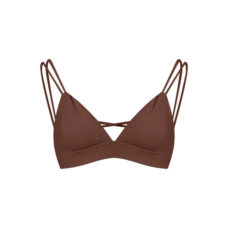 FUBEIKE صيف جديد مزدوج رقيقة حزام الصدرية العميق الخامس عطلة نمط شل الصدرية تنوعا الصليب الرياضة الصدرية رياضي امرأة علوية للنساء #3