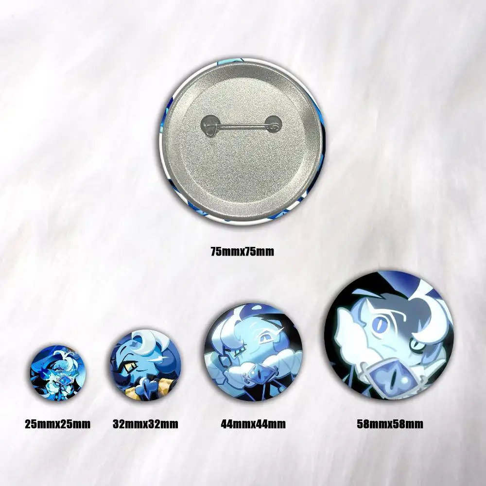 A-s-Shadow M-Milk Cookie Cosplay COSTUME Badge Pin Tinplate Brooch Prop Xmas Gift Birthday Gift