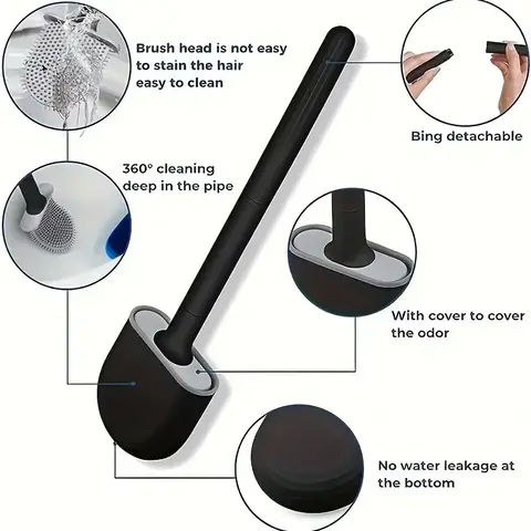 8 best sales svart toalettborste - №6