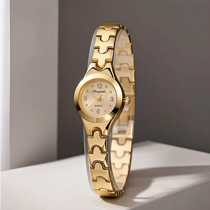 Women Bracelet Watch Fashion Golden Small Dial Quartz Watch for Woman Luxury Elegant Ladies Wristwatch Female Clock reloj mujer