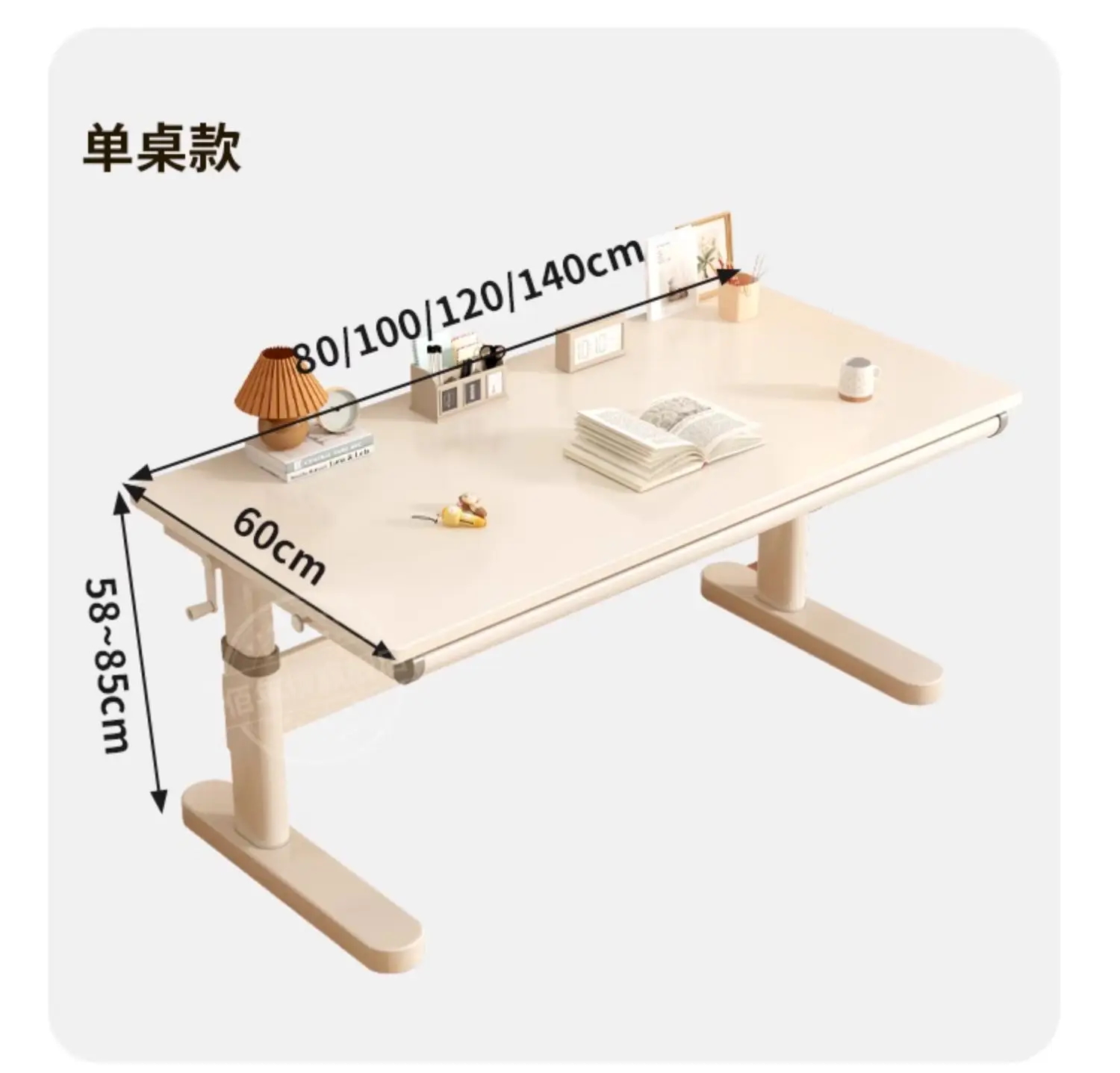 

study tables and chairs Household liftable Writing desk school student desk set Solid wood large white table