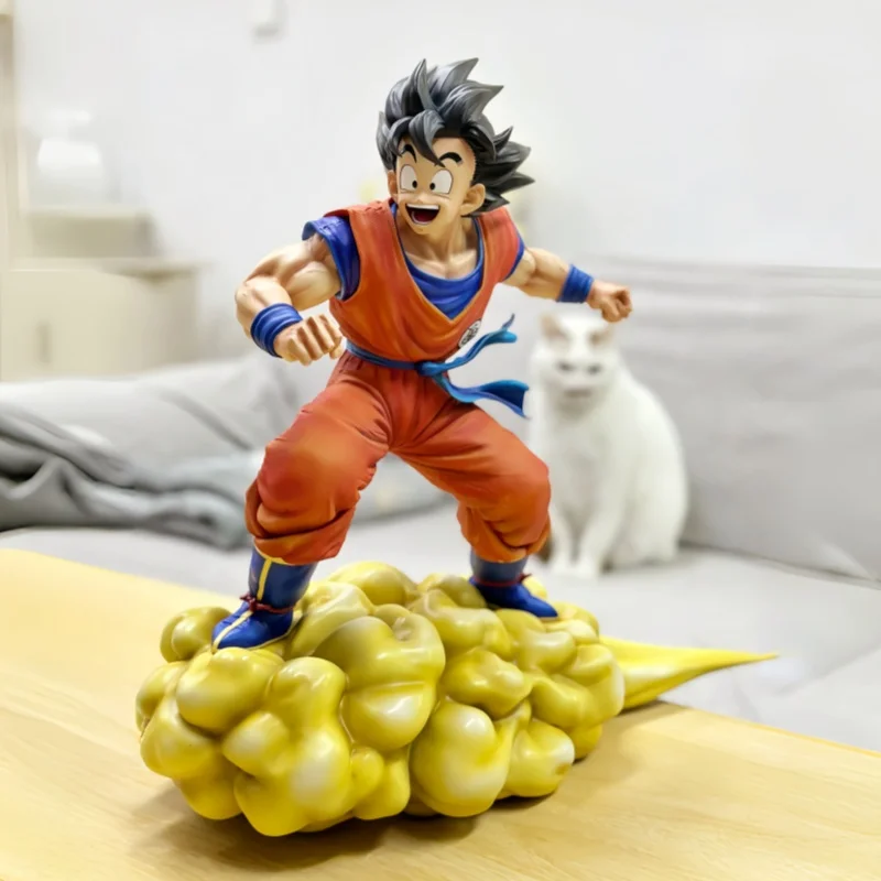 En Stock, 31cm, Dragon Ball Fc Vf, danza muscular, nube, nube de equitación, juventud, Wukong, modelo de Anime hecho a mano, adorno, regalos de cumpleaños
