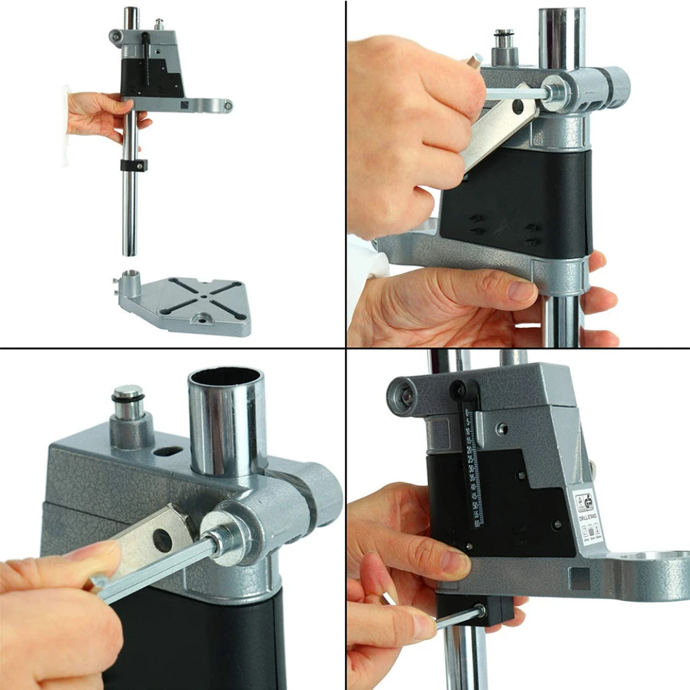 Electric Drill Bracket 400mm Drilling Holder Grinder Rack Stand Clamp Bench Press Stand Clamp Grinder for Woodworking