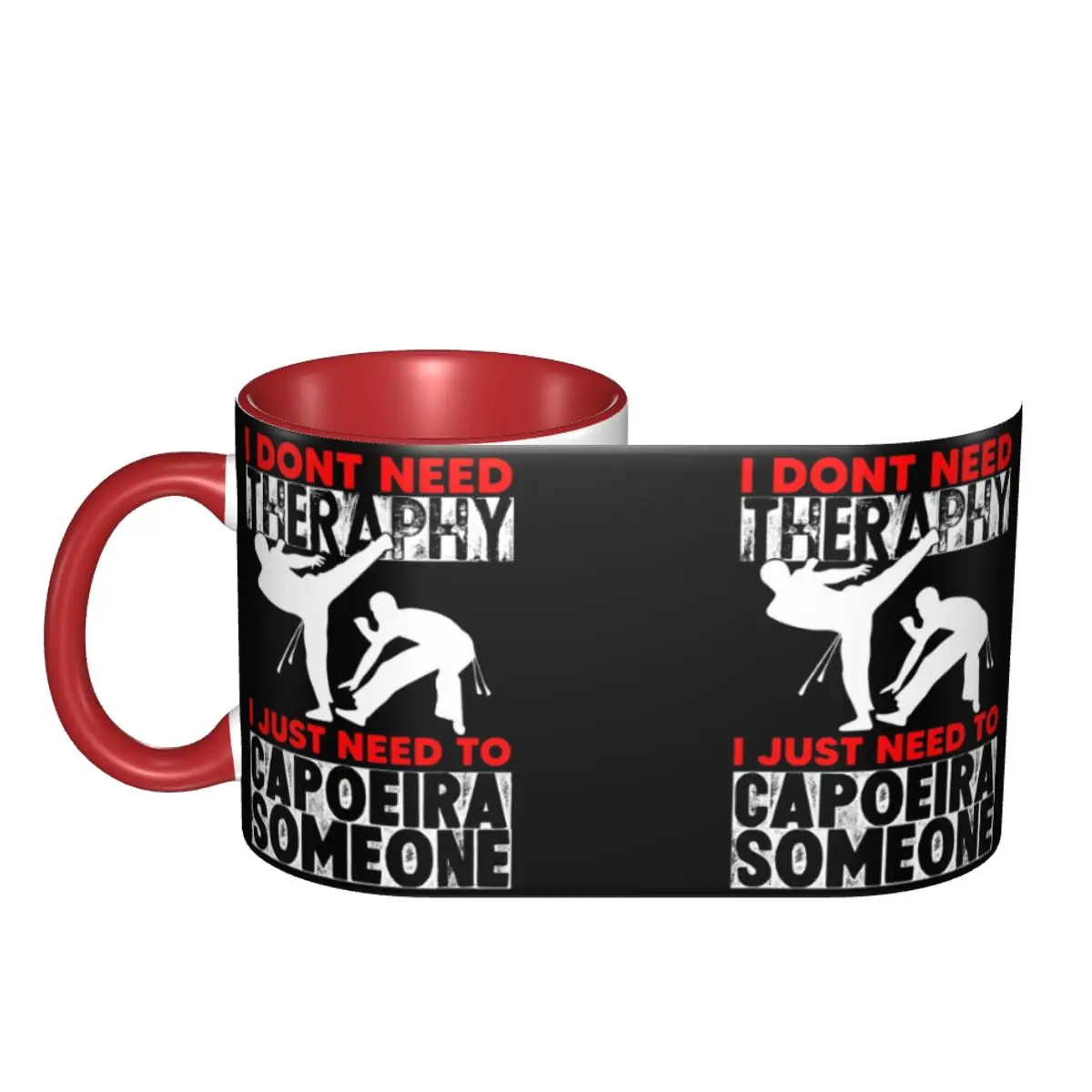 Capoeira Movements Capoeirista Brazilian Martial Mug Ceramic Coffee Cups Tea Mugs Milk Cup Drinkware Gift for Friends DIY Custom