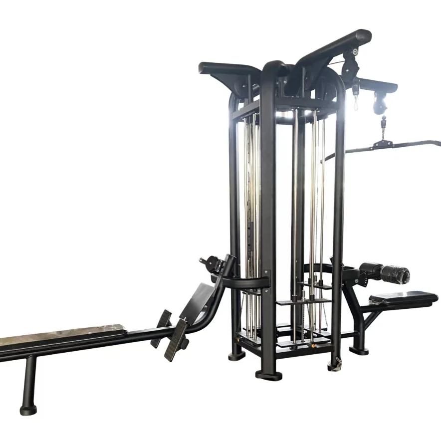 Fitness Equipment Multi-function 4 People Station Strength Training Multi-functional Cross Training Comprehensive Exercise
