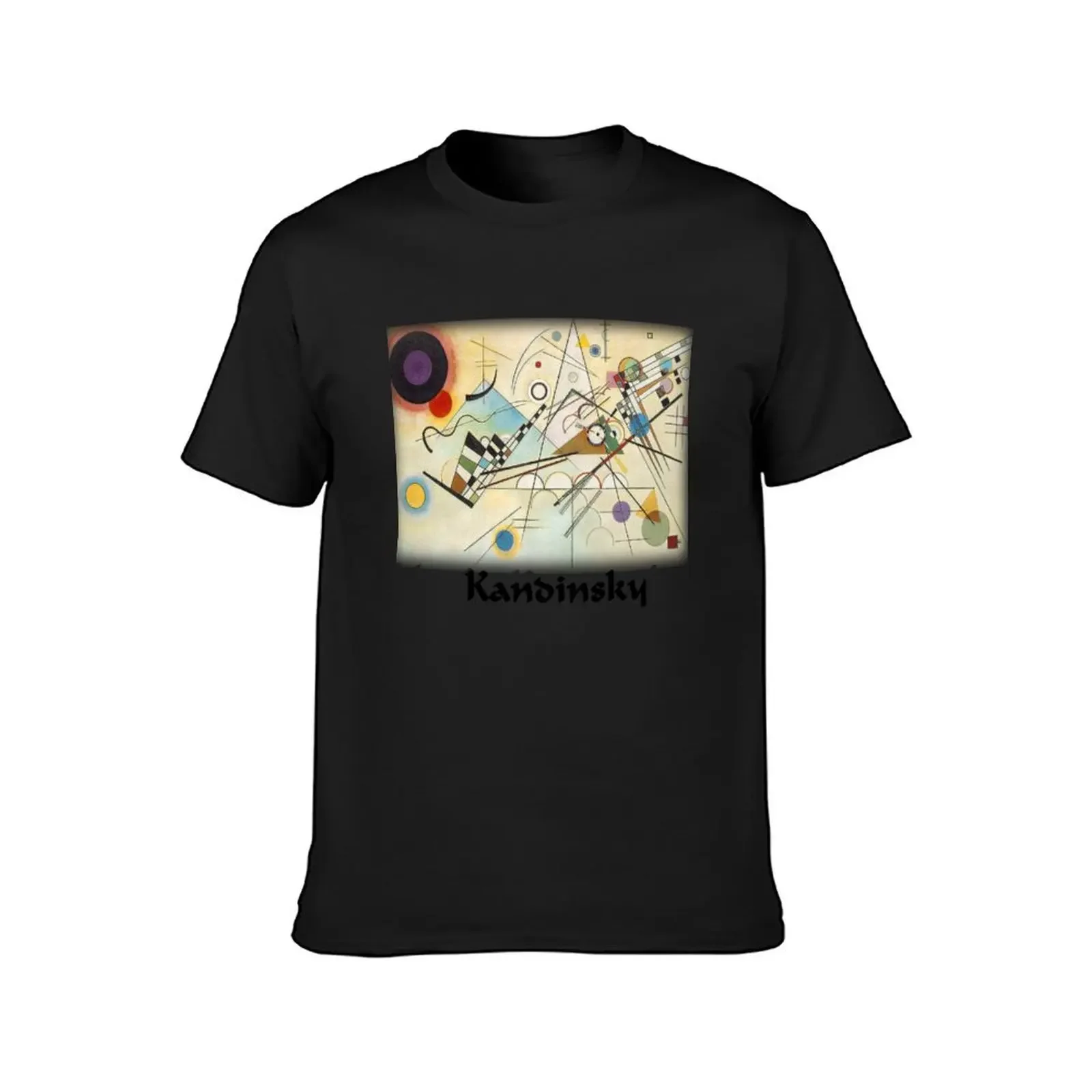 Kandinsky - Composition No. 8 T-Shirt plus size clothes oversized mens cotton t shirts