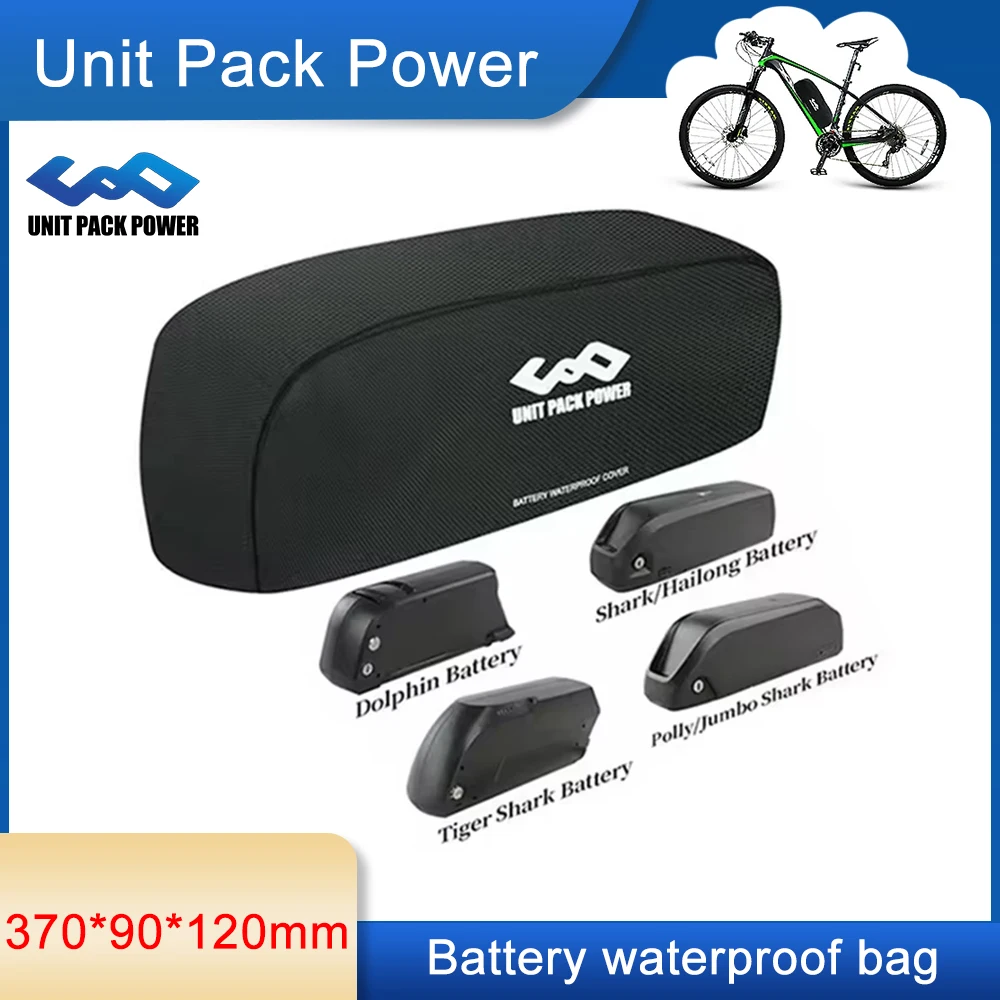 Waterproof EBike Battery Bag Anti-mud Cover Protected Dustproof Hailong/Jumbo/Tigershark/Dolphin/Polly Lithium Case Cycling Part