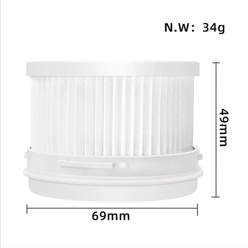 A98G-For Xiaomi Mijia 1C K10 يده مكنسة كهربائية لاسلكية فلتر Hepa فرشاة رئيسية استبدال إكسسوارات قطع غيار