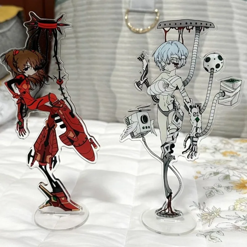 EVANGELION Ayanami Rei акриловая подставка модель аниме фигурка стоячий знак настольные украшения украшения дисплей статуя игрушки